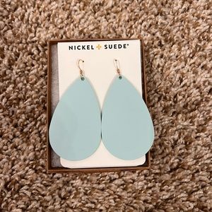 Nickel & Suede Select Mint Earrings